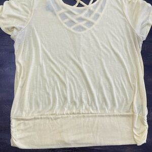 Elegant Yellow Women's Top